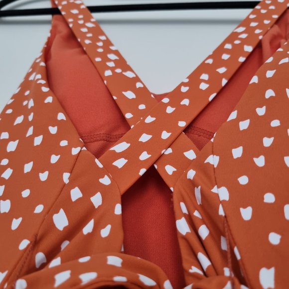 Roxy Tropical Oasis Knotted One Piece Women's size XS - Picture 8 of 9